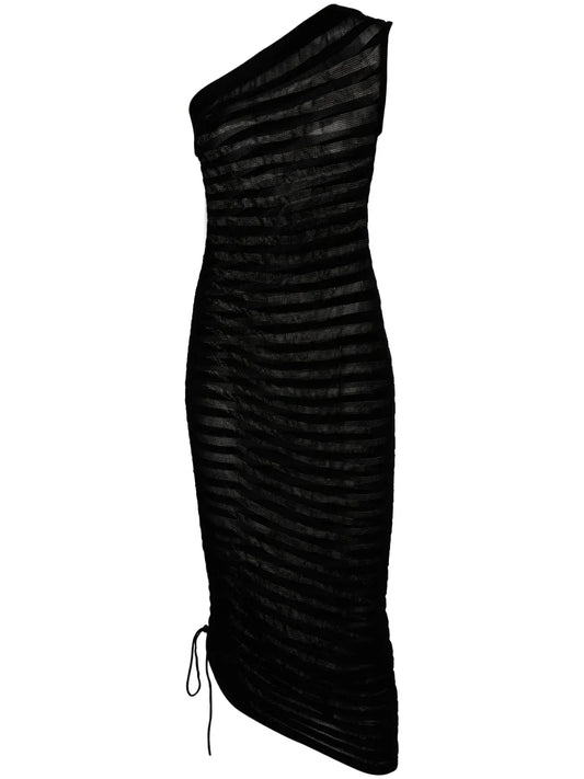 Asymmetric Midi Dress