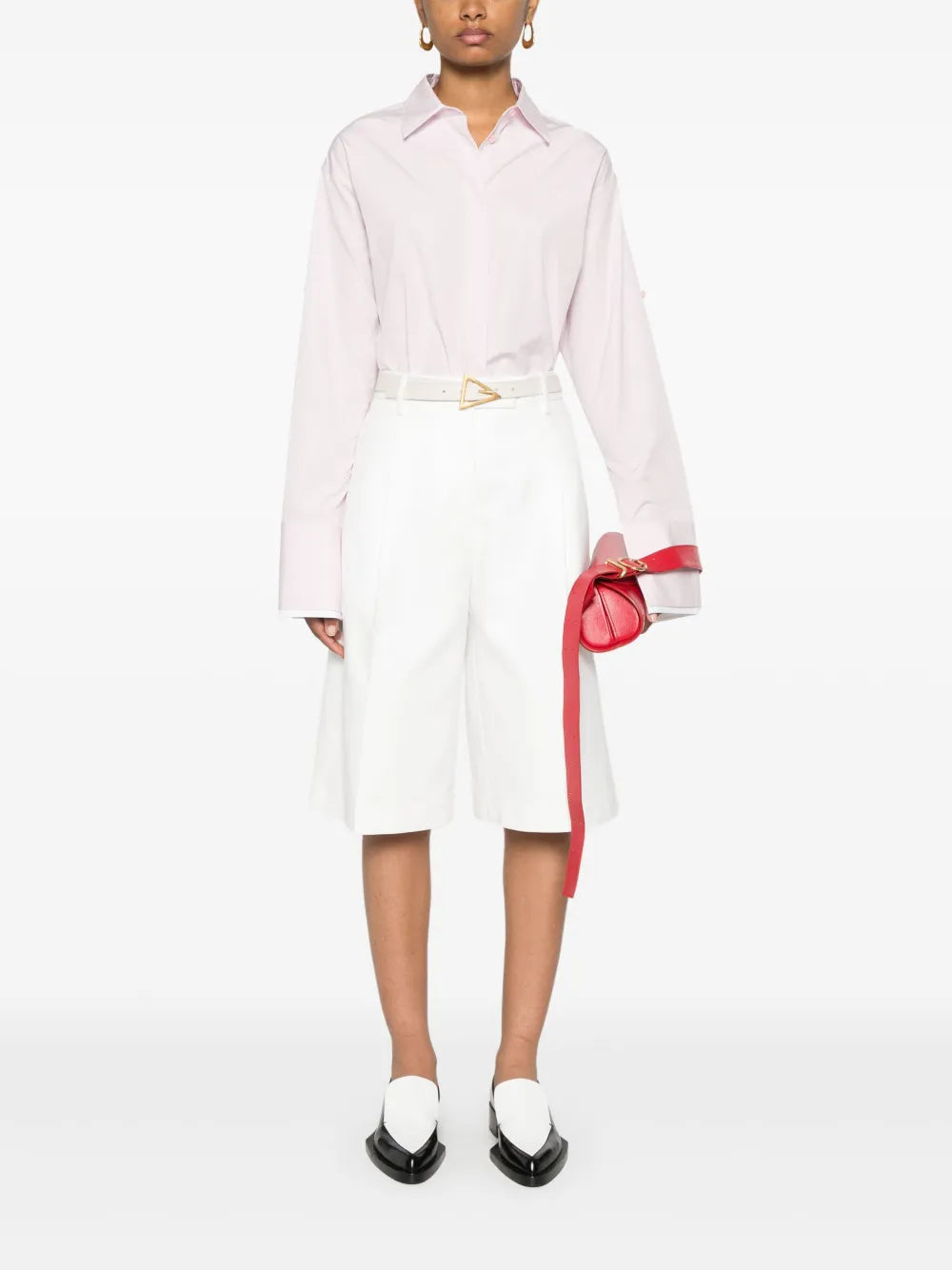 High-Waist Bermuda Shorts