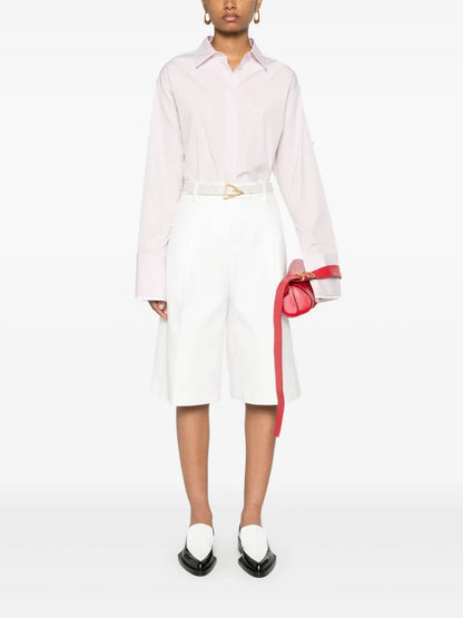 High-Waist Bermuda Shorts