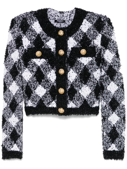 Gingham Tweed Jacket
