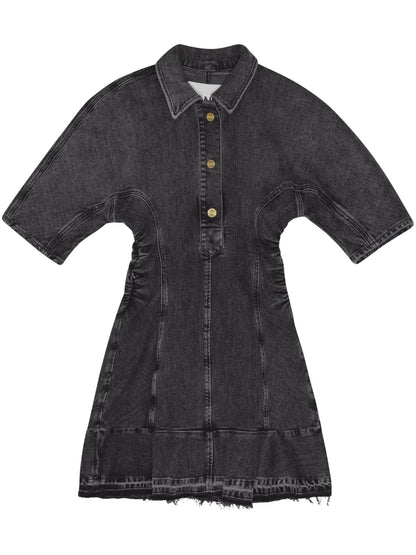 Tint-Edge Denim Mini Dress