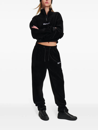 Corduroy Half-Zip Sweatshirt