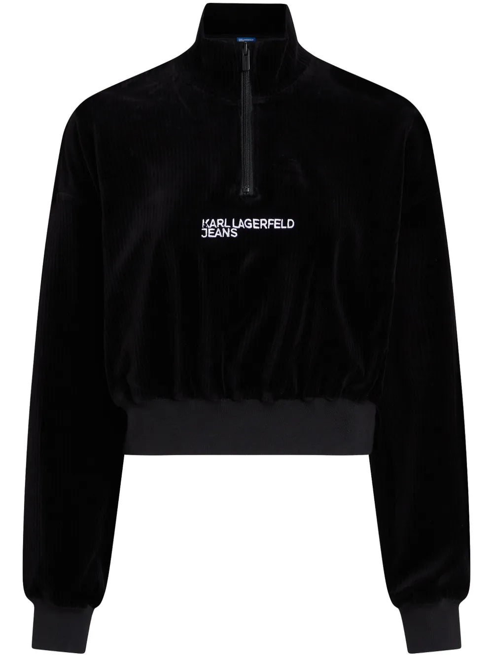 Corduroy Half-Zip Sweatshirt