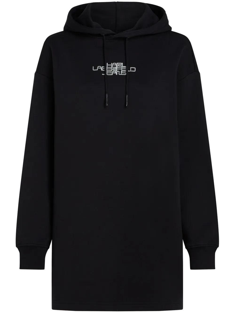 Logo-Print Hooded Dress