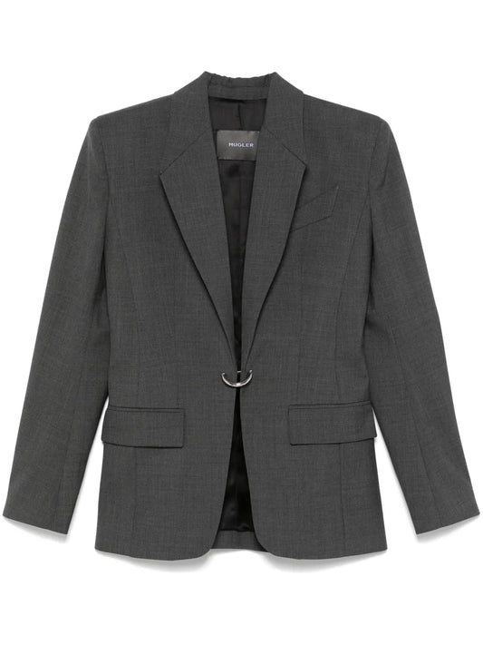 Ring-Detail Blazer