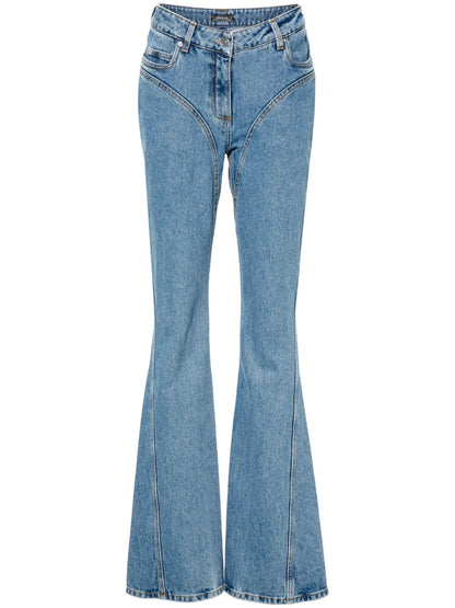 Washed Flared Jeans