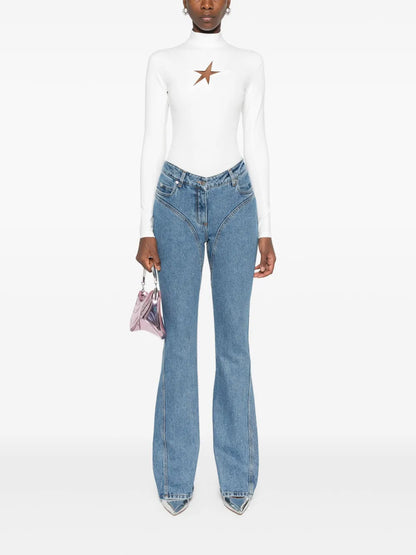 Washed Flared Jeans