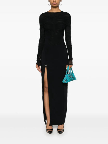 Side-Slit Maxi Skirt
