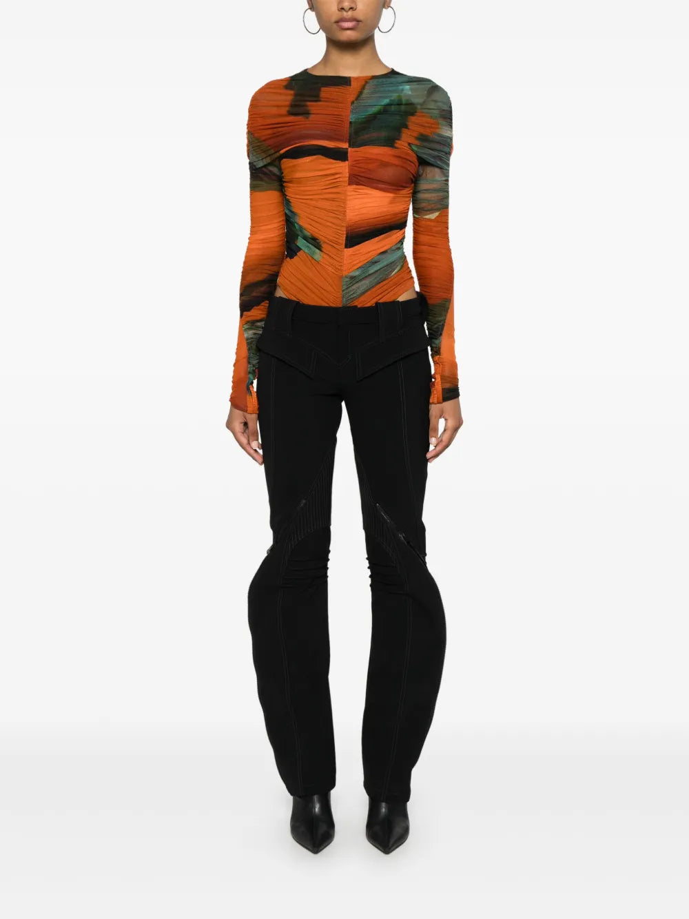 Zipped Scuba Trousers