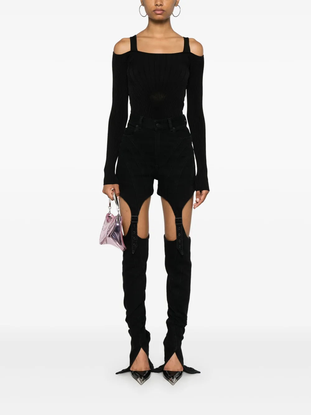Strapped Long-Sleeved Bodysuit
