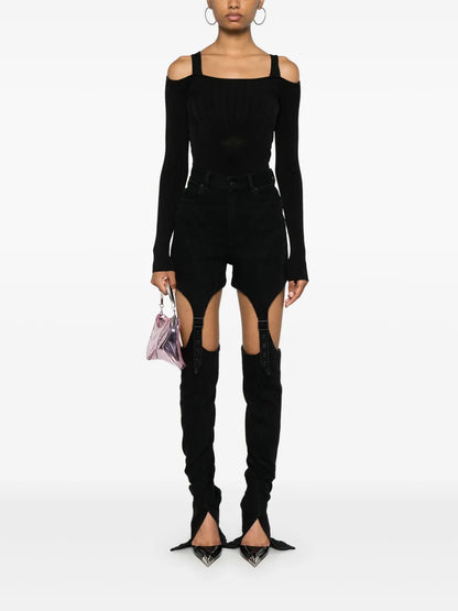 Strapped Long-Sleeved Bodysuit