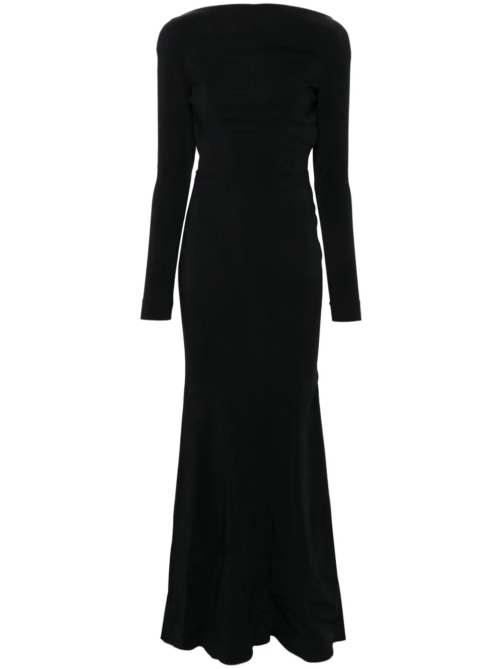 Backless Crepe Gown