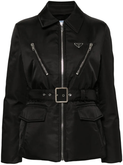 Triangle-Logo Padded Jacket