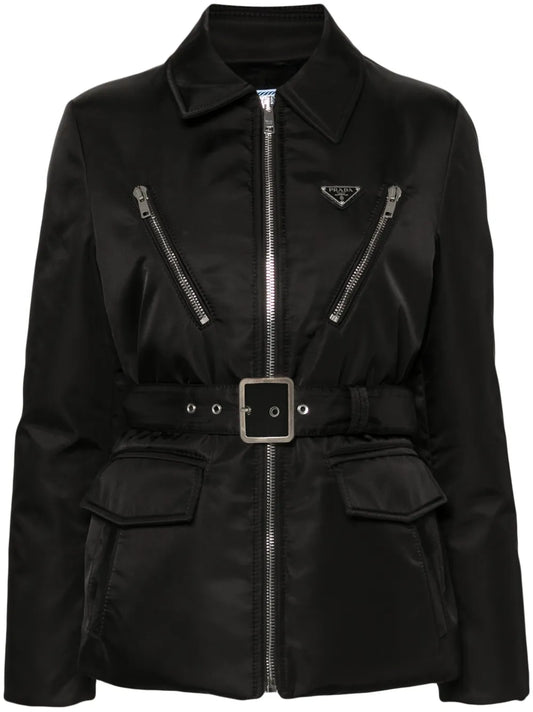 Triangle-Logo Padded Jacket