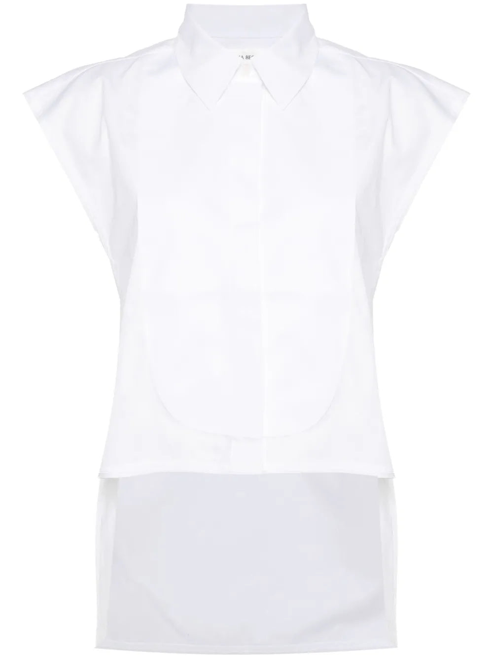 Panel-Detail Sleeveless Shirt