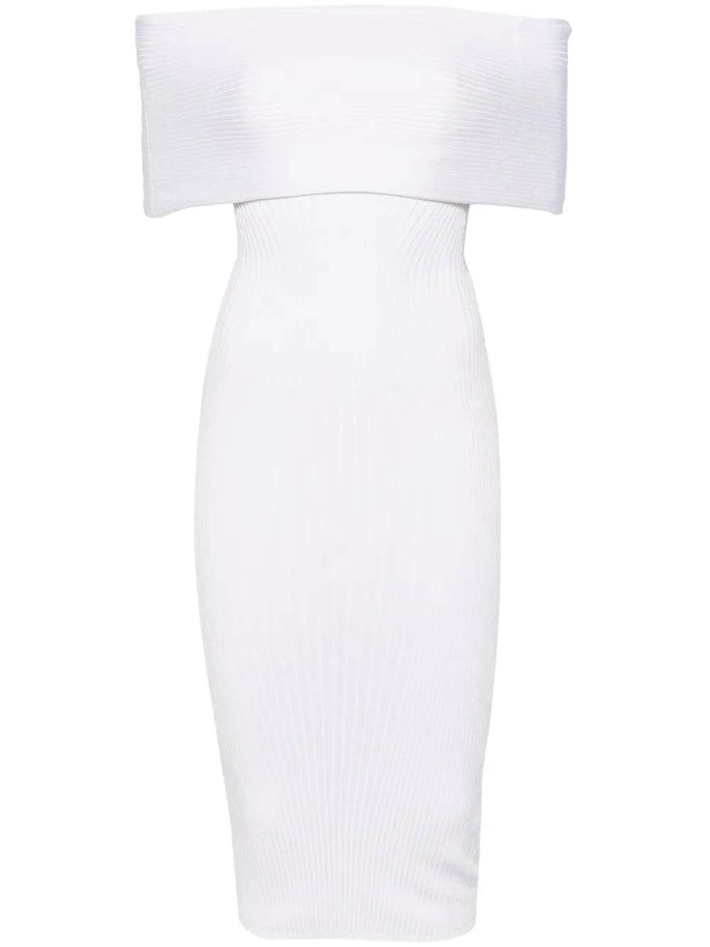 Off-Shoulder Knit Dress