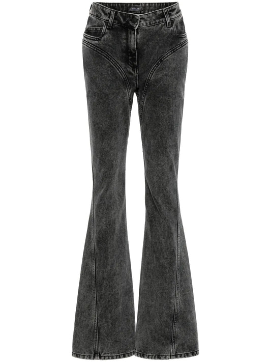 Washed Flared Jeans