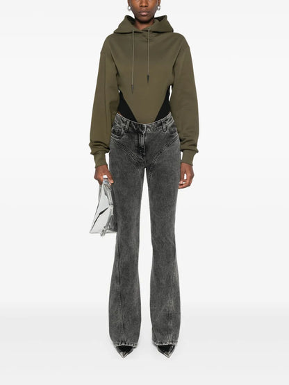 Washed Flared Jeans