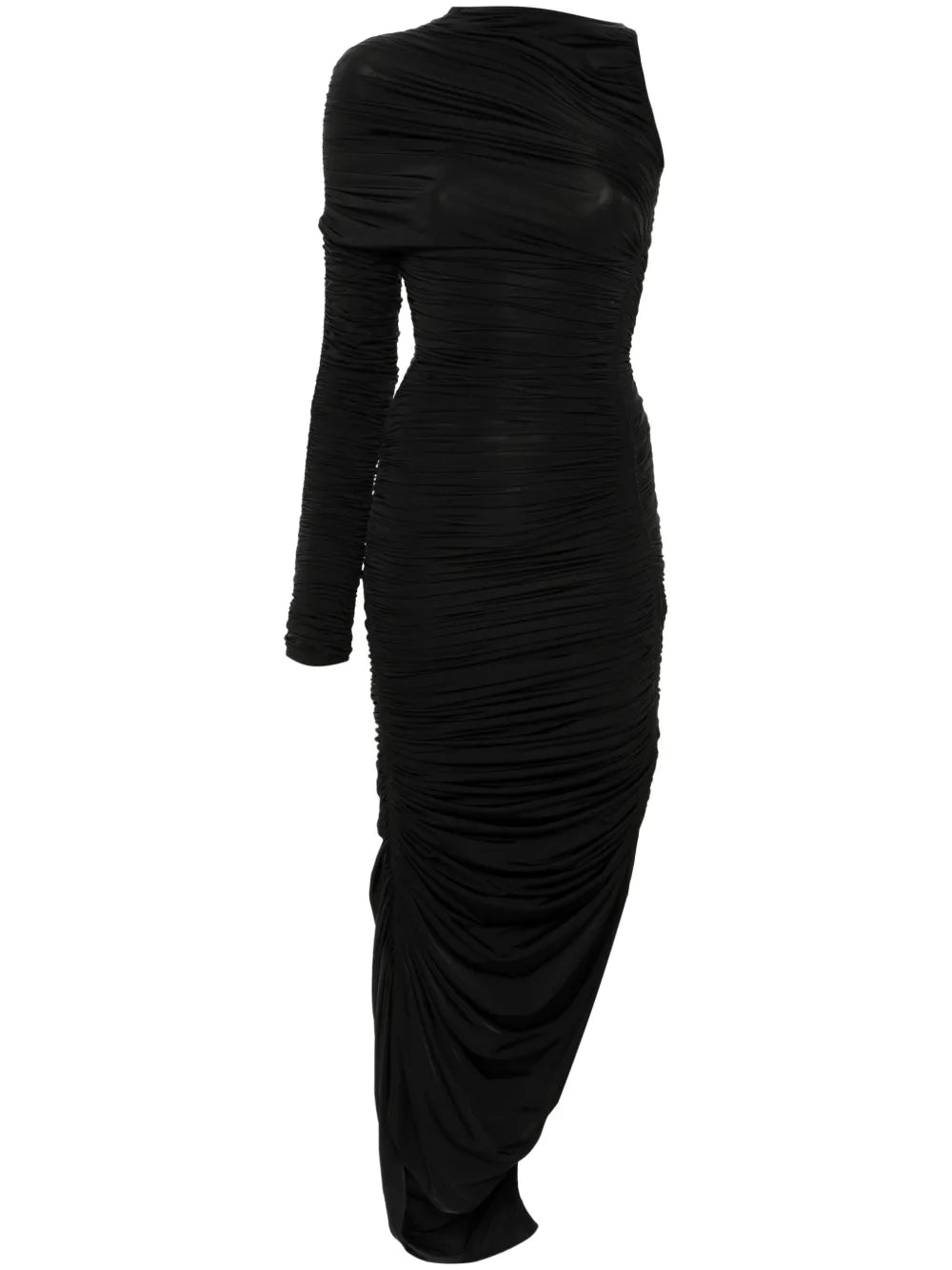 Ruched Asymmetrical Dress