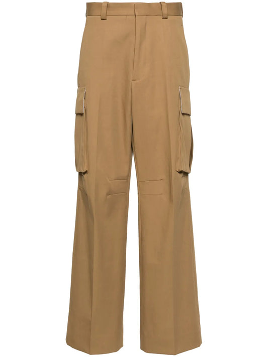 Twill Straight Cargo Pants