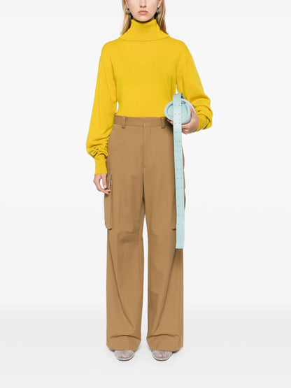 Twill Straight Cargo Pants