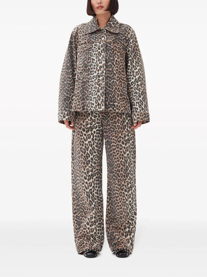 Animal-Print Jacket