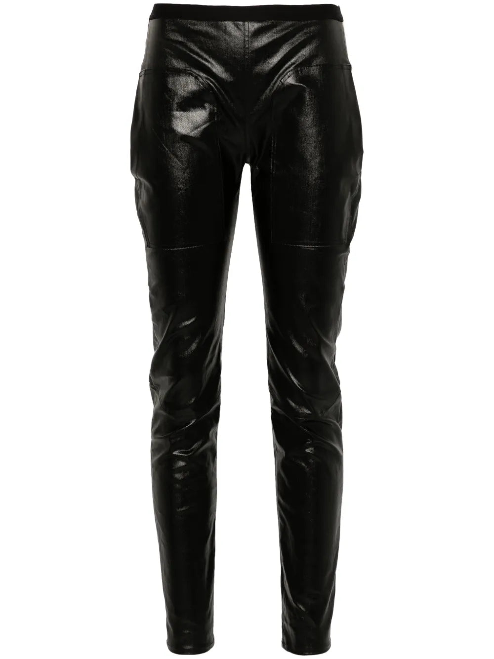 Coated-Finish Leggings