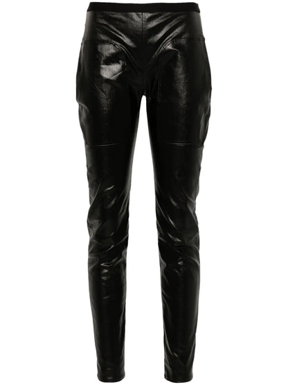 Coated-Finish Leggings