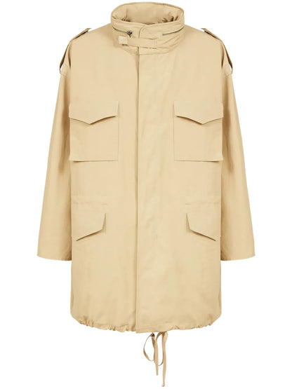 Zip-Fastening Oversized Coat