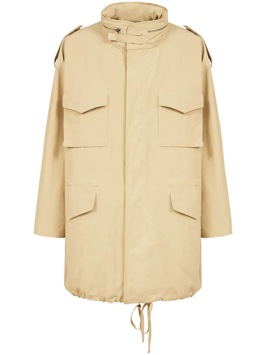 Zip-Fastening Oversized Coat
