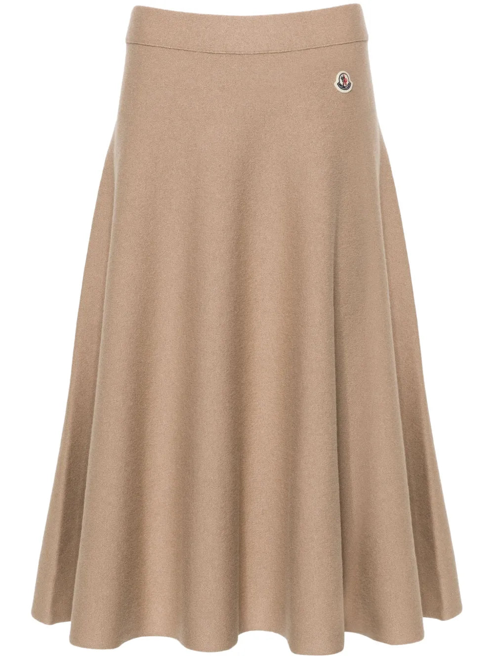 Logo-Patch Midi Skirt