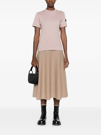 Logo-Patch Midi Skirt