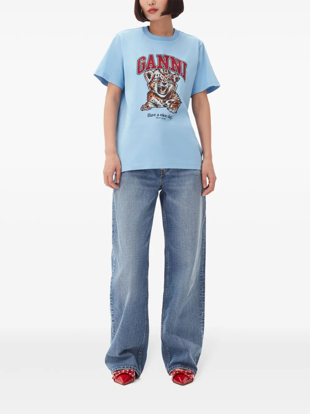 Cotton Round-Neck T-Shirt