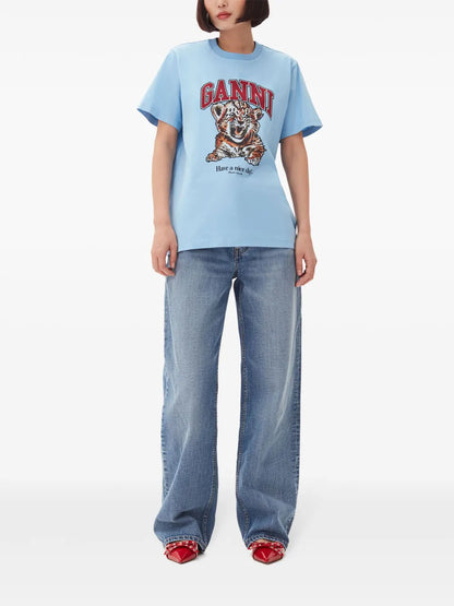 Cotton Round-Neck T-Shirt