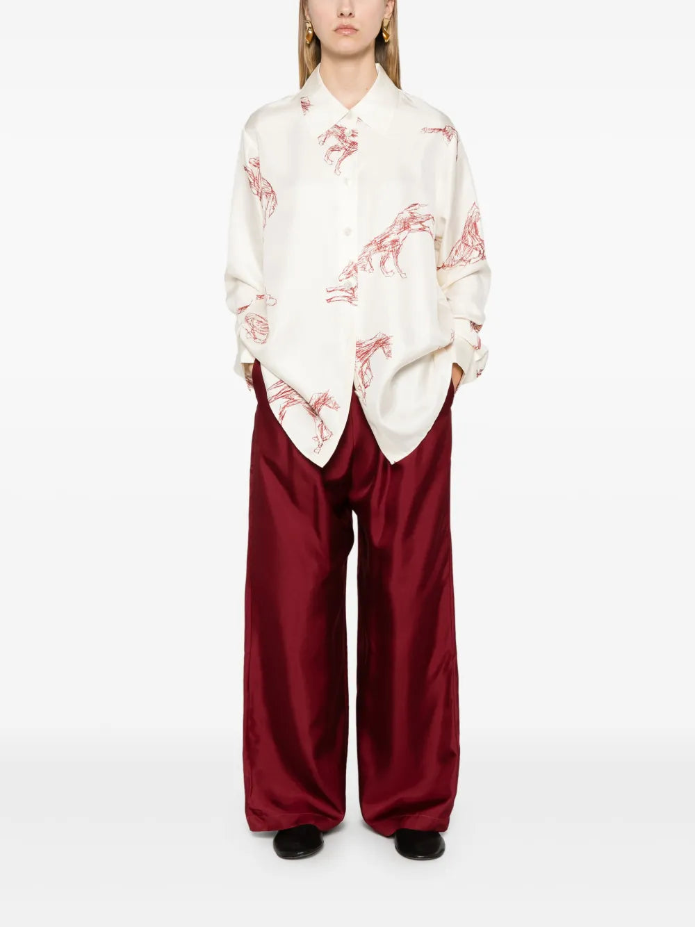 Bellpoint Horse Silk Shirt