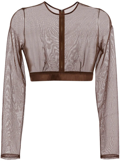 Illusion Cropped Top