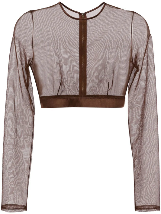 Illusion Cropped Top