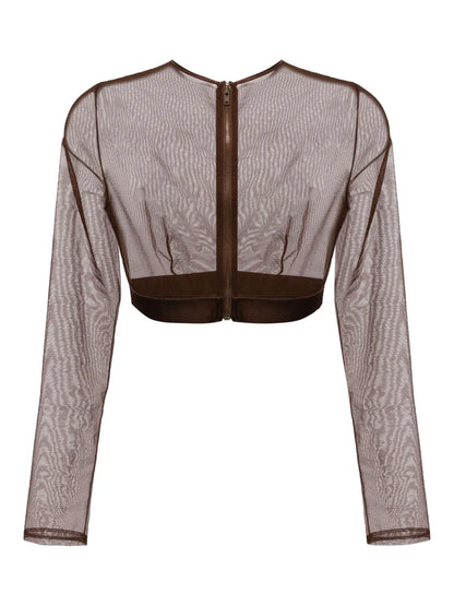Illusion Cropped Top