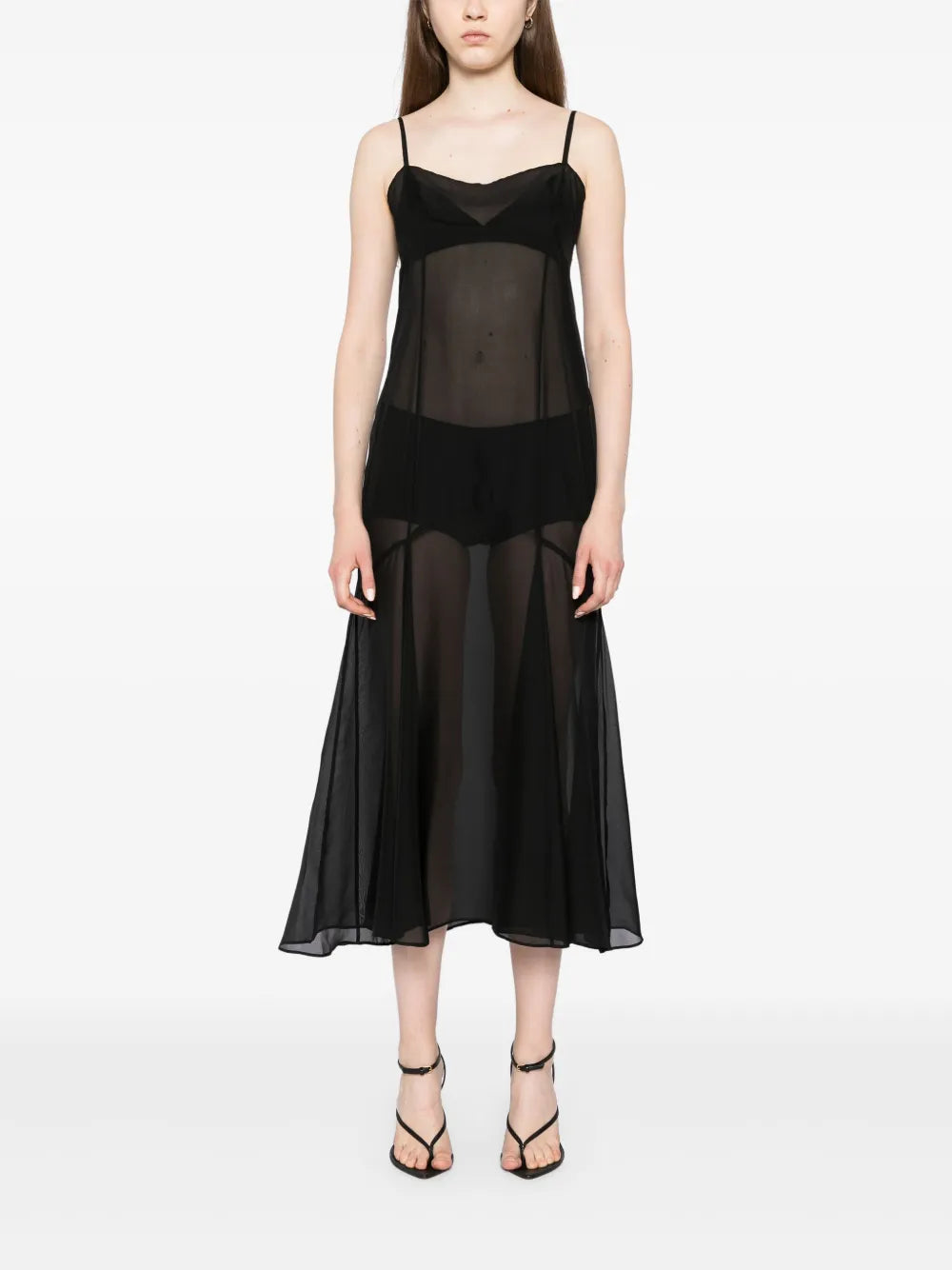 Chiffon Midi Dress