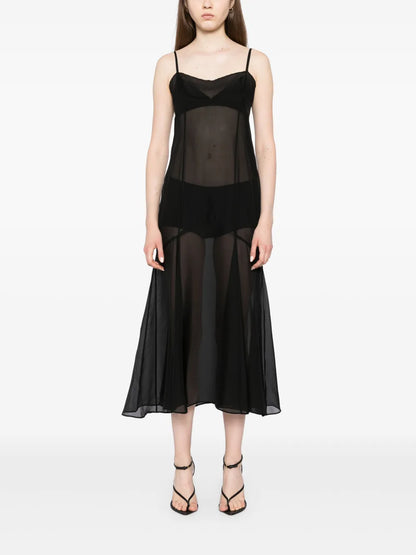 Chiffon Midi Dress
