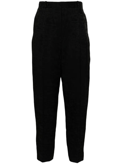 Logo-Jacquard Trousers