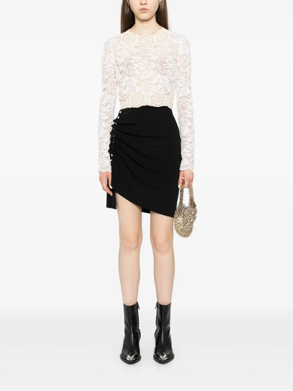 Pleated Miniskirt