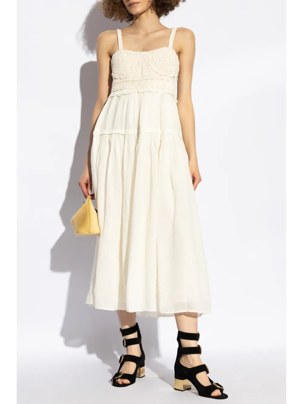 Panelled Midi Dress