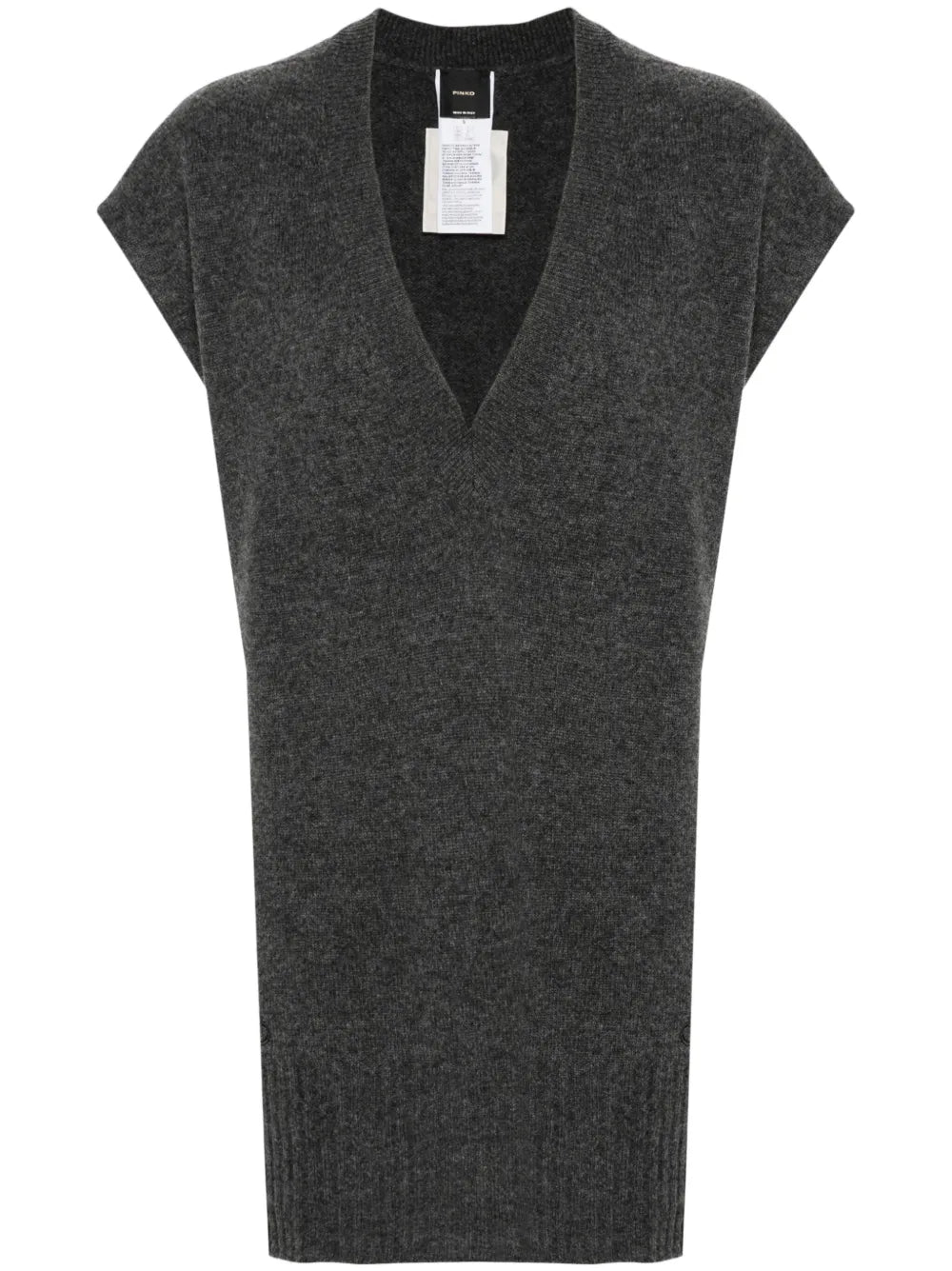 V-Neck Fine-Knit Gilet