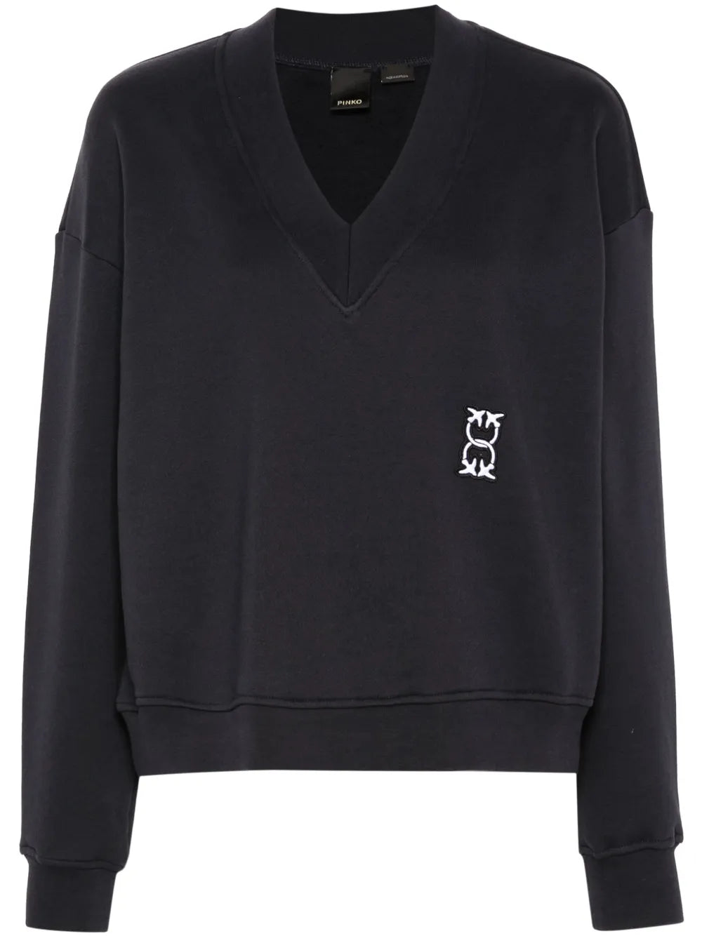 V-Neck Cotton Sweatshirt