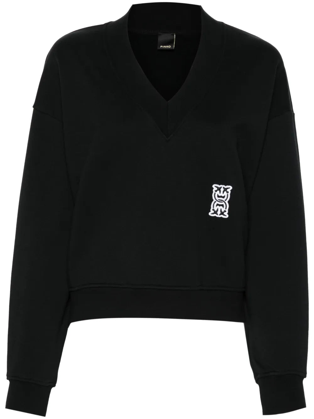 V-Neck Cotton Sweatshirt