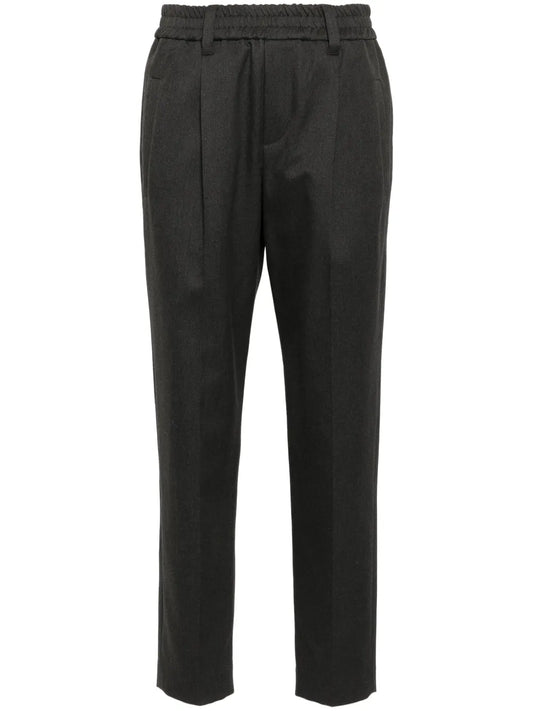 Darted Slim Trousers