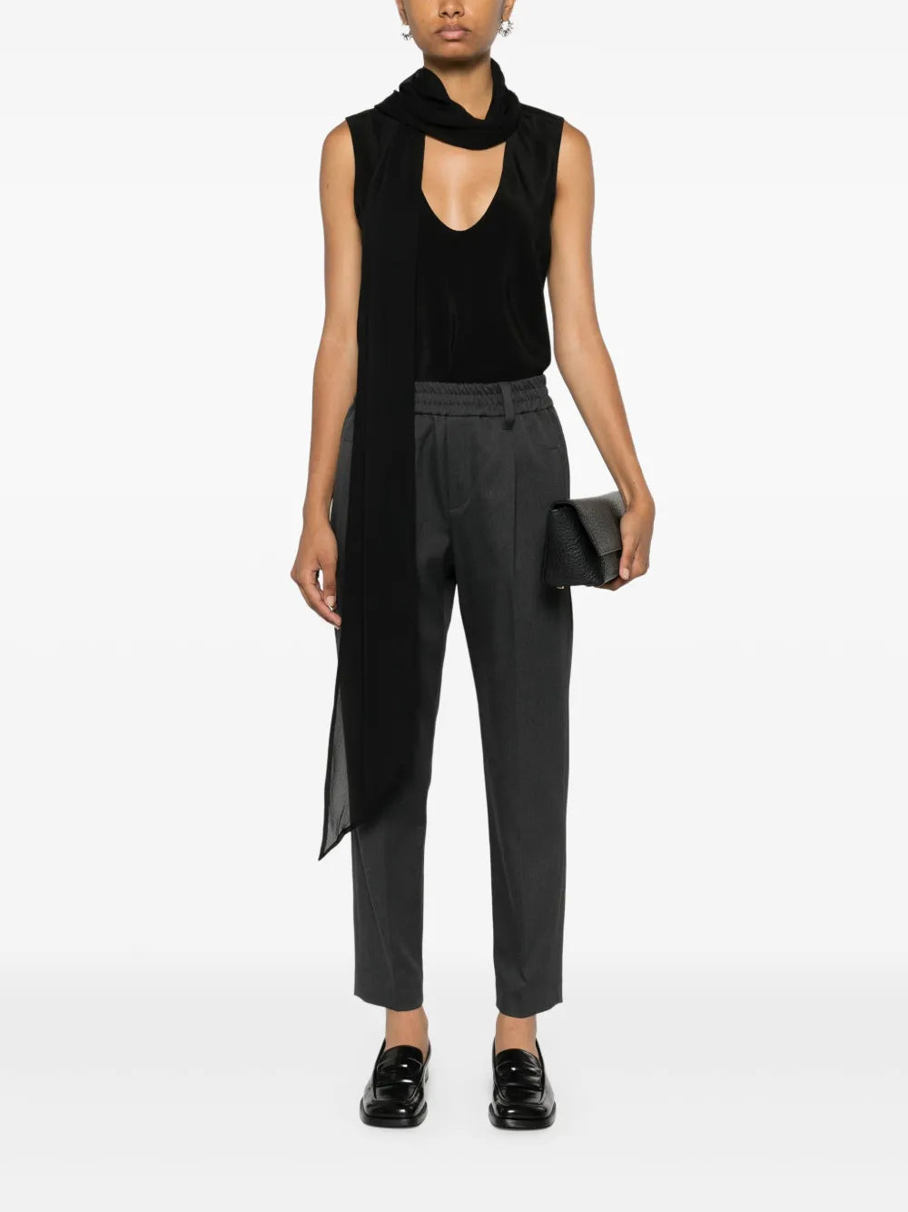 Darted Slim Trousers