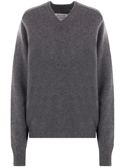 Four-Stitch Wool Jumper