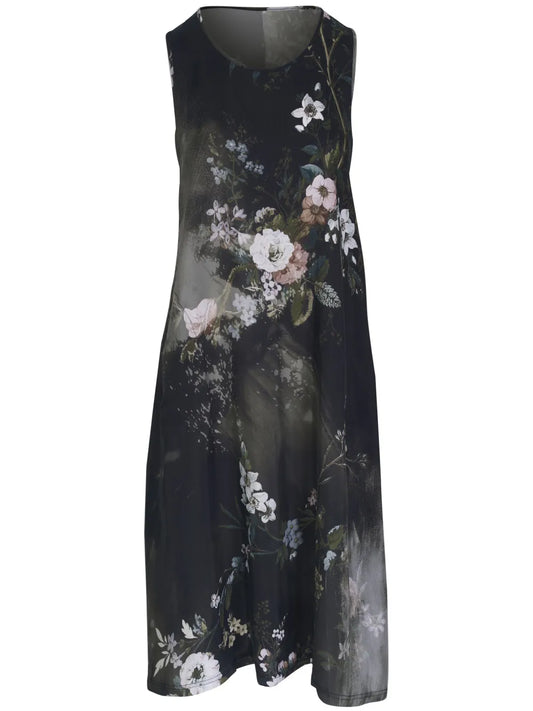 Floral-Print Sleeveless Dress